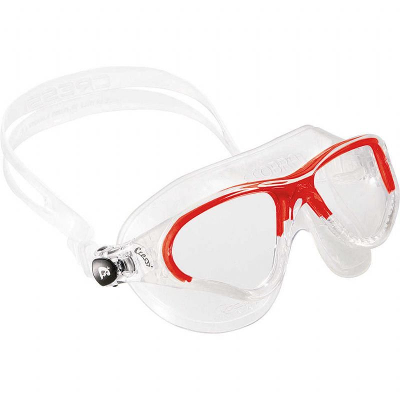 Cressi Sub plavalna očala Cobra prozorna/rdeča