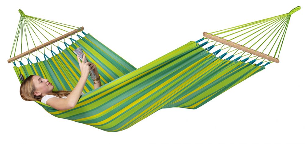 La Siesta viseča mreža Alisio Single limeta zelena