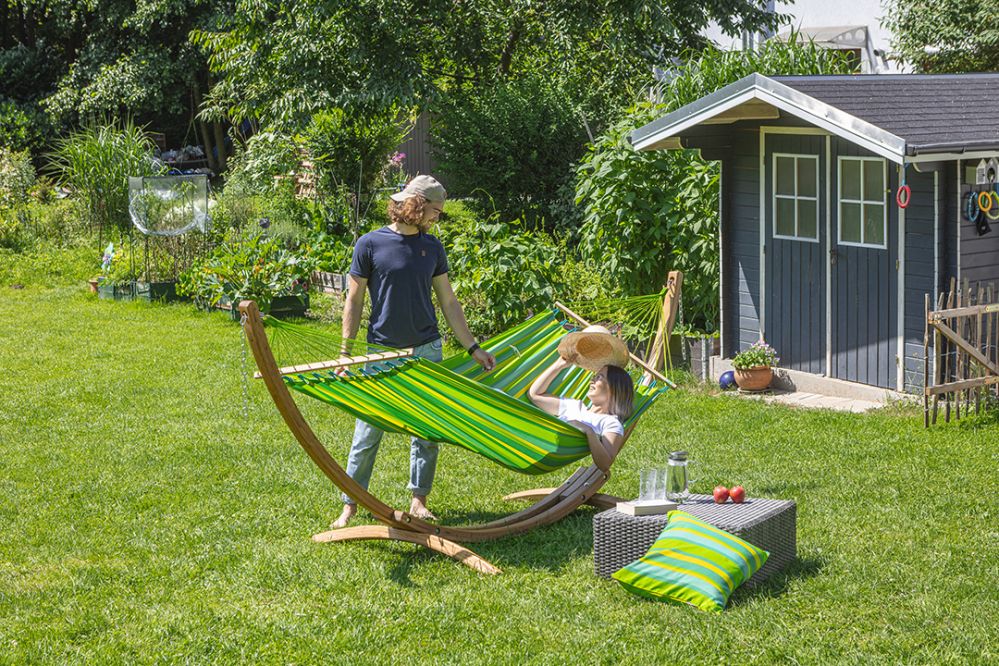 La Siesta viseča mreža Alisio Single limeta zelena