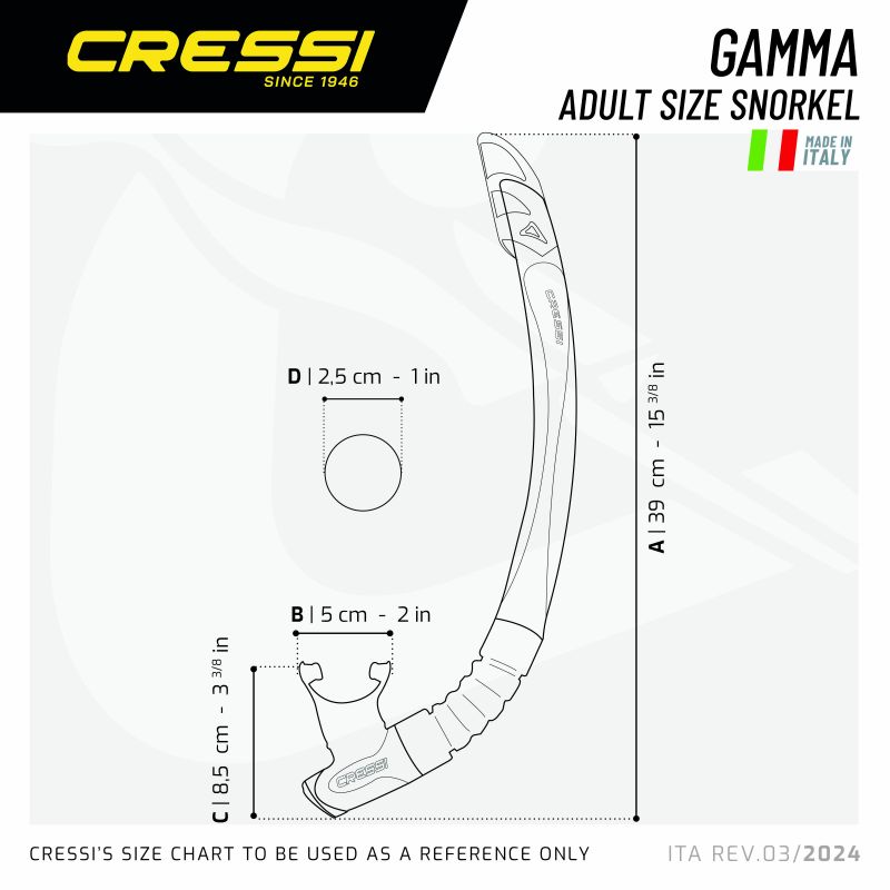Cressi Gamma dihalka črna