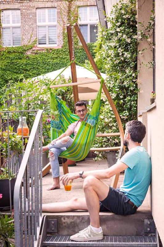 La Siesta viseči stol Domingo Basic limeta