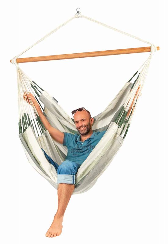 La Siesta viseči stol Domingo Comfort cedra