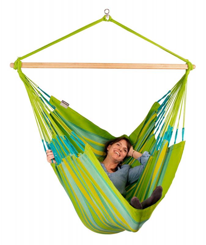 La Siesta viseči stol Domingo Comfort limeta