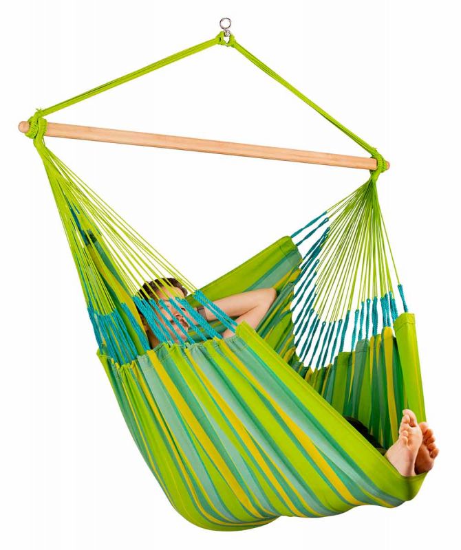 La Siesta viseči stol Domingo Comfort limeta