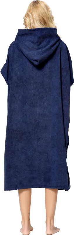 Cressi pončo brisača - kopalni plašč S/M navy modra