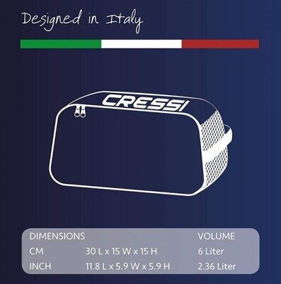 Cressi torba za čevlje Panay bela