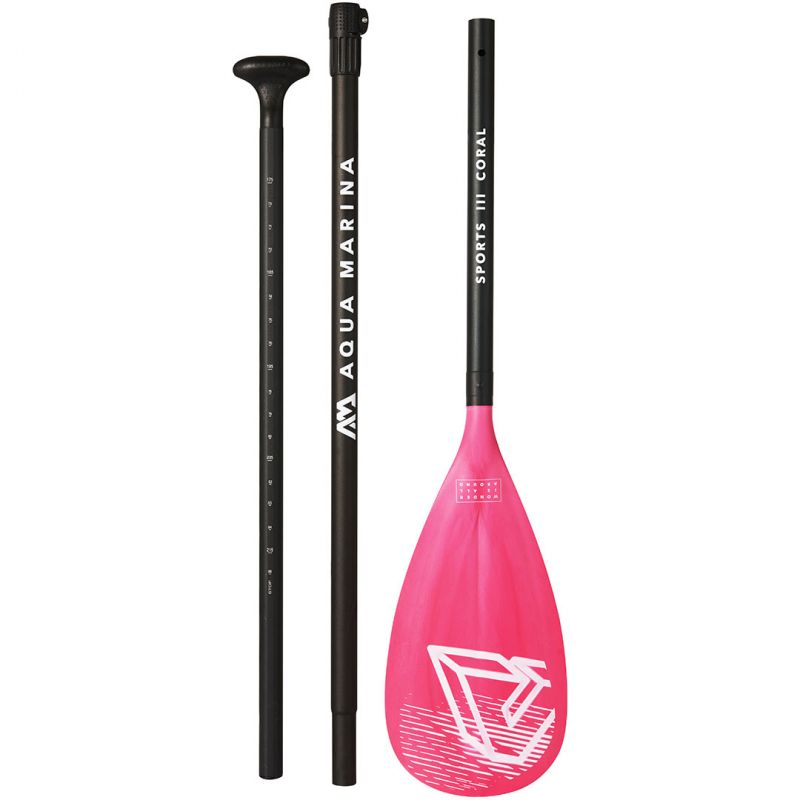 aqua marina sup veslo sports iii coral alu 3 delno 175 220cm