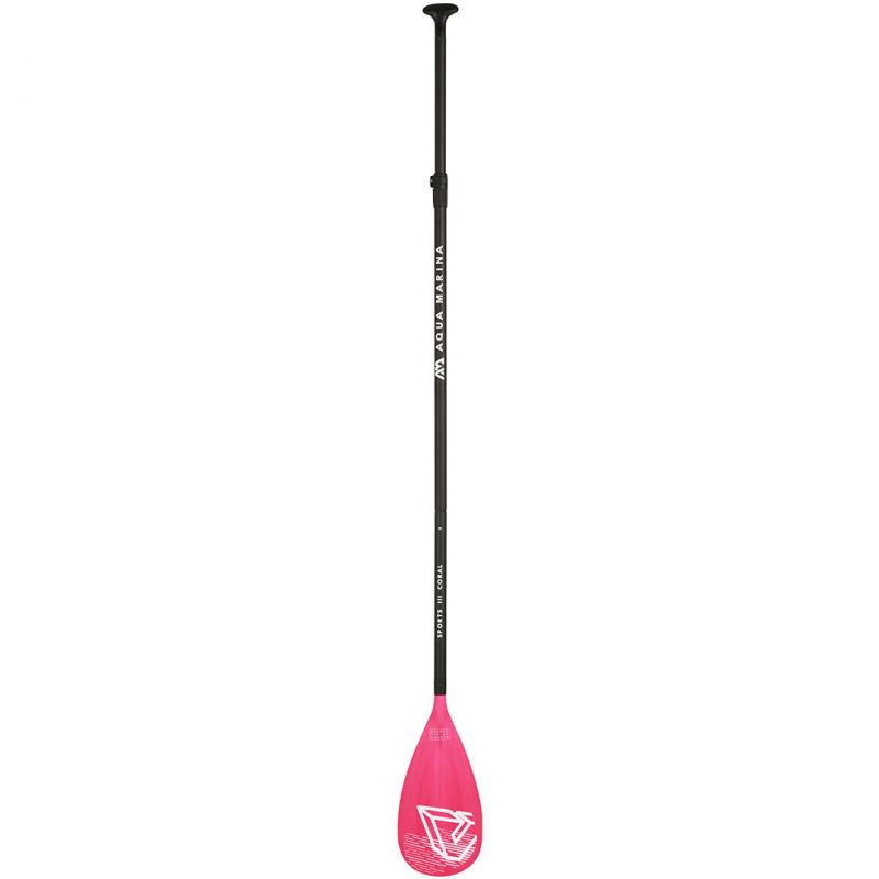 Aqua Marina SUP veslo Sports III Coral alu 3-delno 175-220cm