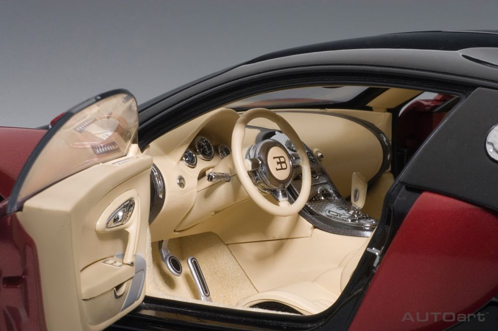 AutoArt Bugatti Veyron rdeč 1:18