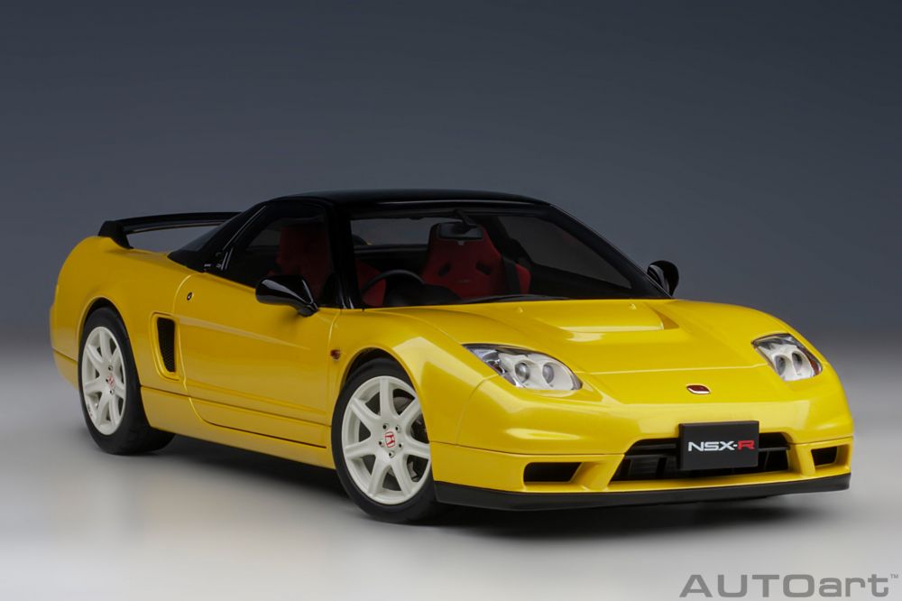 AutoArt Honda NSX-R diecast 1:18 rumena