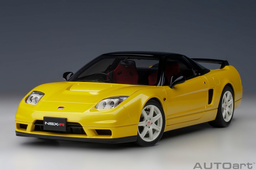 AutoArt Honda NSX-R diecast 1:18 rumena