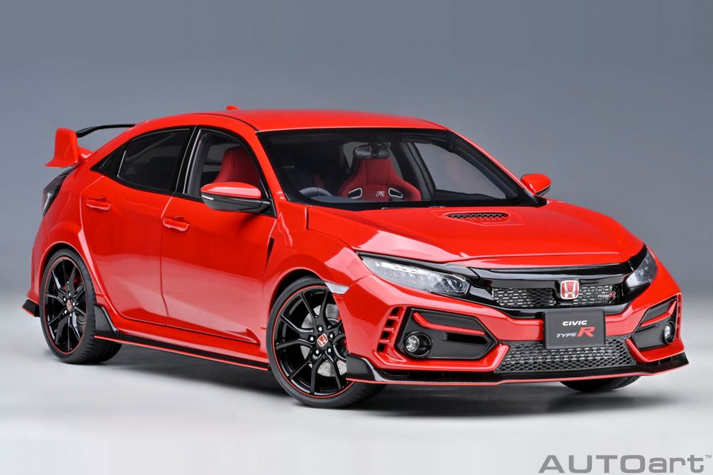 Honda Civic Type R (FK8) 2021 1:18 rdeča