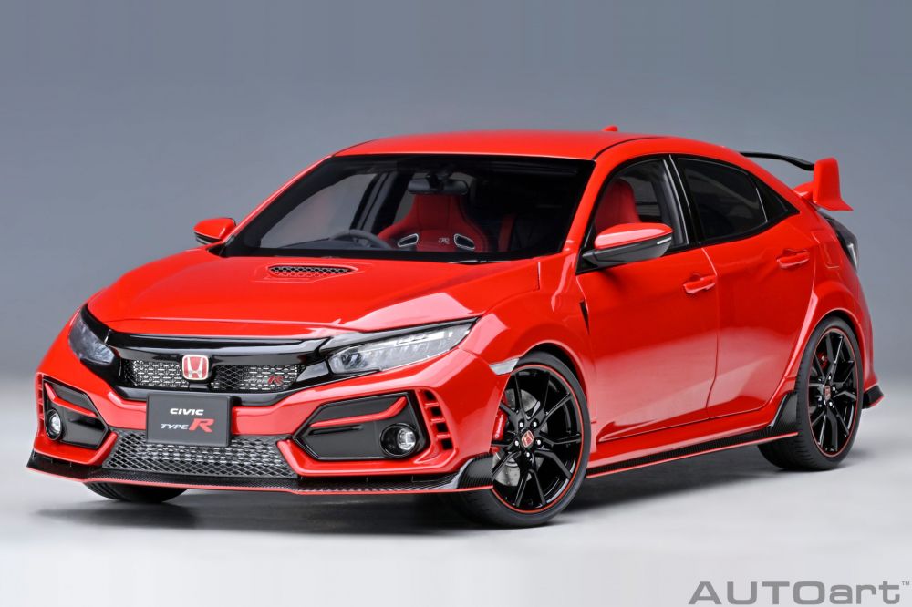 Honda Civic Type R (FK8) 2021 1:18 rdeča