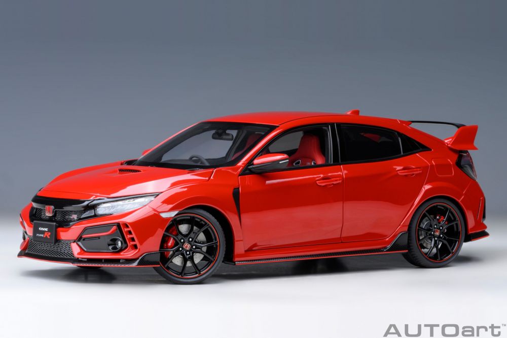 Honda Civic Type R (FK8) 2021 1:18 rdeča