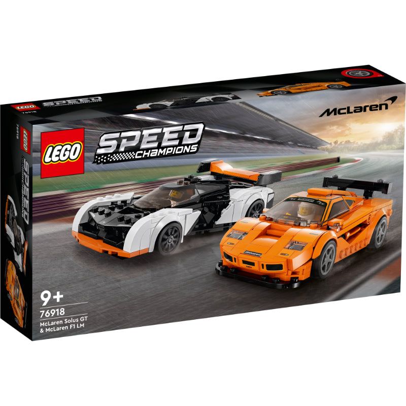 lego speed champions mclaren solus gt in mclaren f1 lm  76918