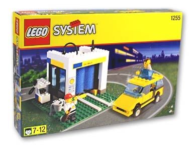 lego system shell car wash 1255