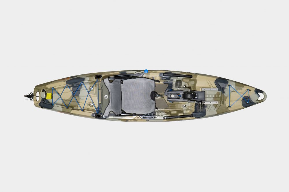 Kajak za ribolov s pedali Feelfree Flash PD desert camo