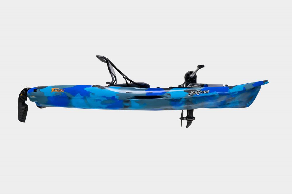 Kajak za ribolov s pedali Feelfree Flash PD Wave Camo