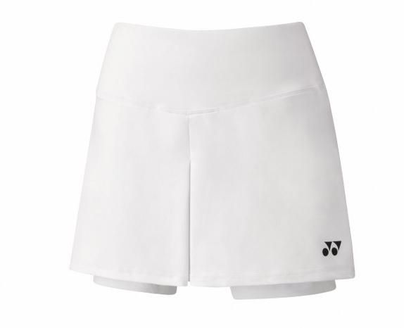 yonex zenske kratke hlace s podhlacami 25066 bela