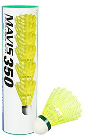 Badminton žogice Yonex MAVIS 350 1/6 počasna rumena