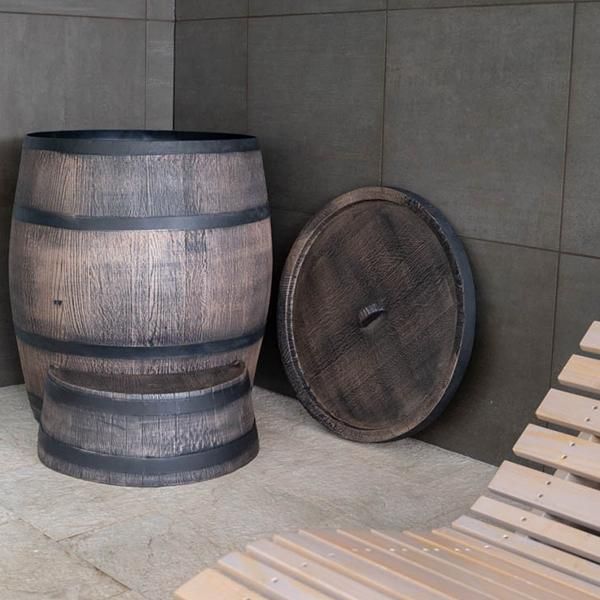 Sod za ledeno kopel imitacija lesa 350L