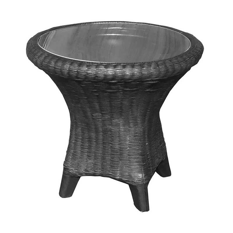 visoka miza ratan s steklom beljena imitacija lesa 5798 all