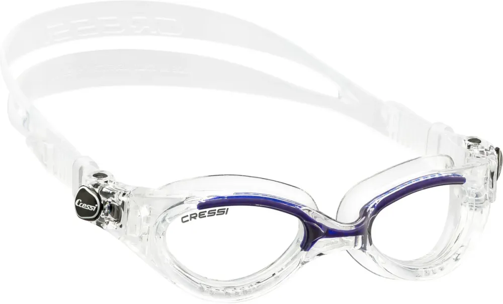 Cressi Plavalna očala FLASH Small Fit prozorna/modra