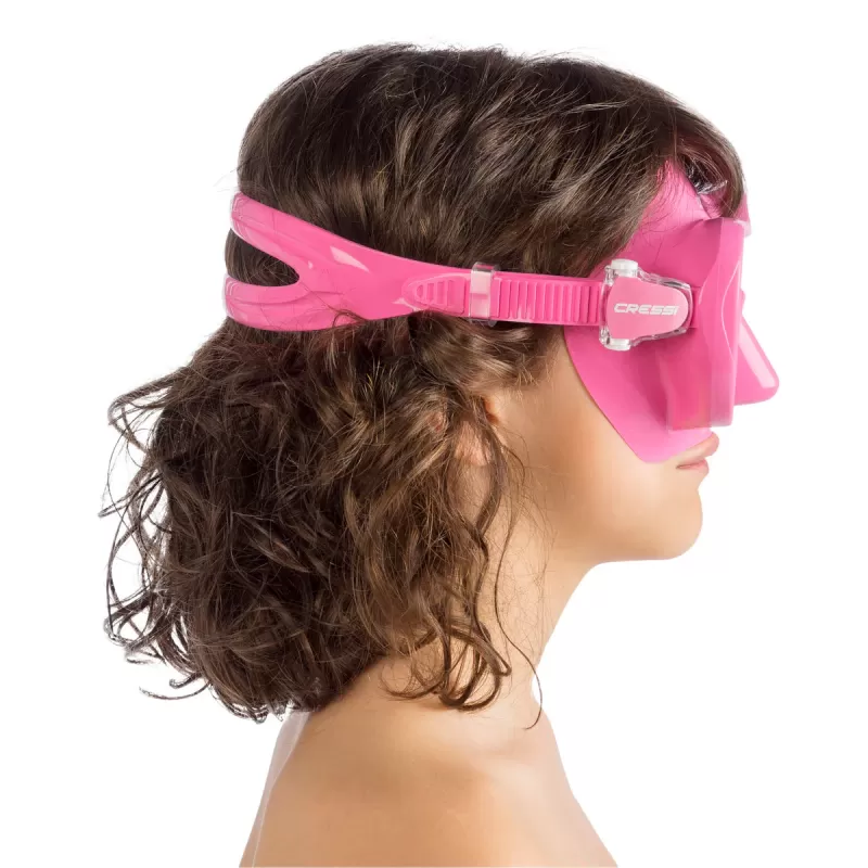 Cressi otroška potapljaška maska F1 pink