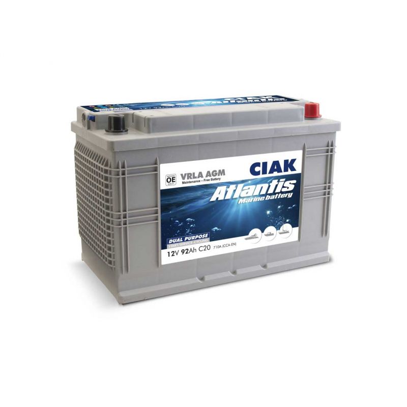 CIAK Atlantis AGM akumulator za čoln ali avtodom  92 Ah