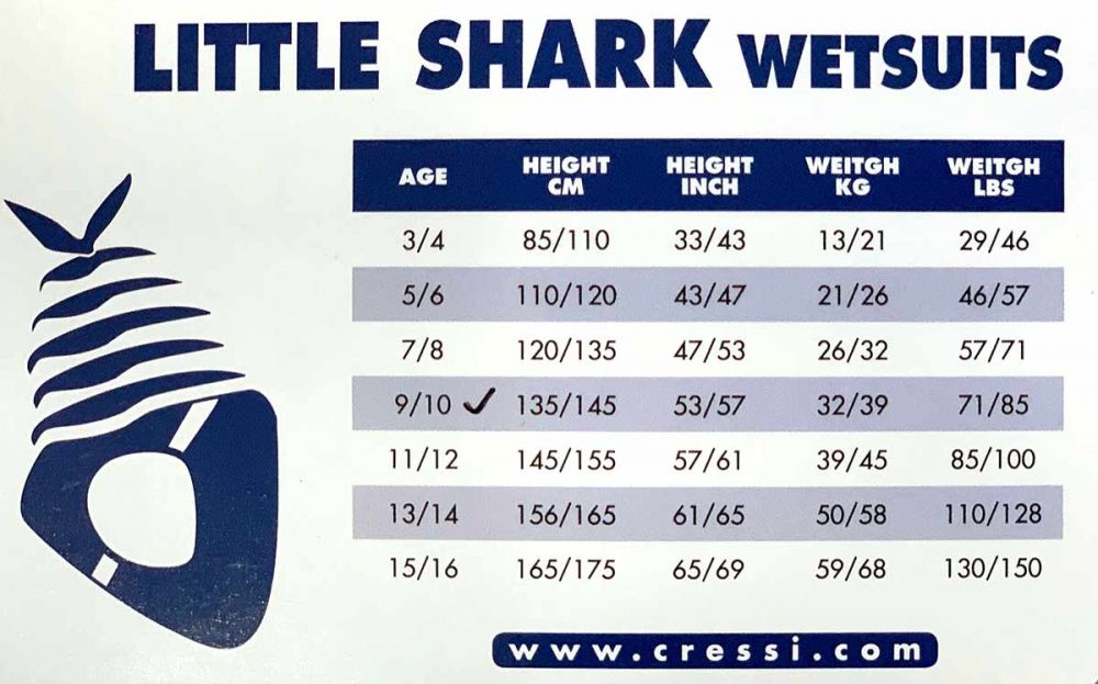 Cressi Little shark 2mm neopren za otroke roza 120-135cm