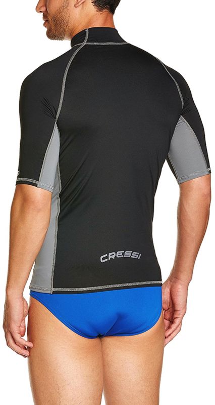 Cressi UV majica s kratkimi rokavi za moške črna XS