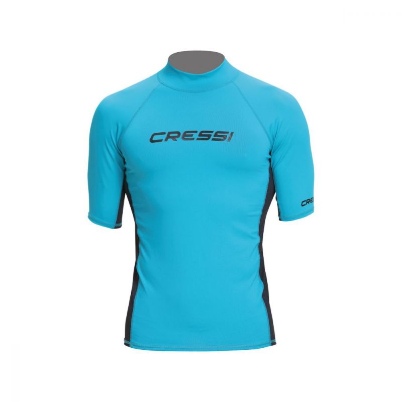 cressi uv majica s kratkimi rokavi za moske aquacrna XL