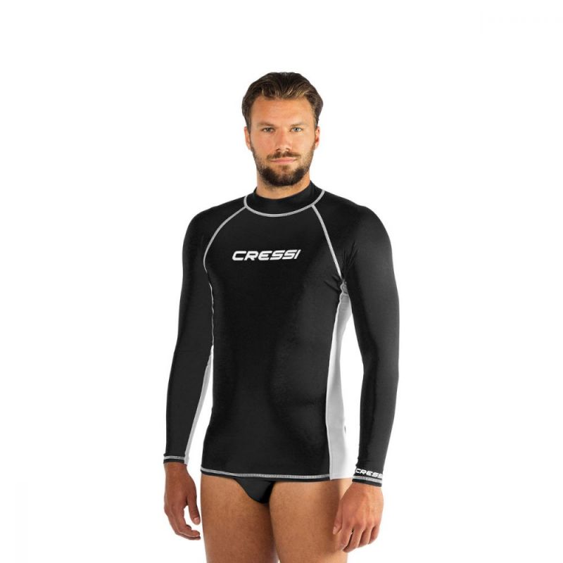 Cressi UV majica z dolgimi rokavi za moške črna XXL
