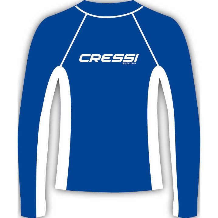 Cressi UV majica z dolgimi rokavi za ženske modra M