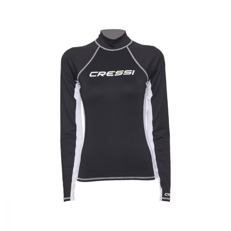 Cressi UV majica z dolgimi rokavi za ženske črna XL