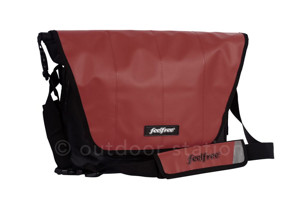 Feelfree naramna torba Runner EX messenger L Rdeča