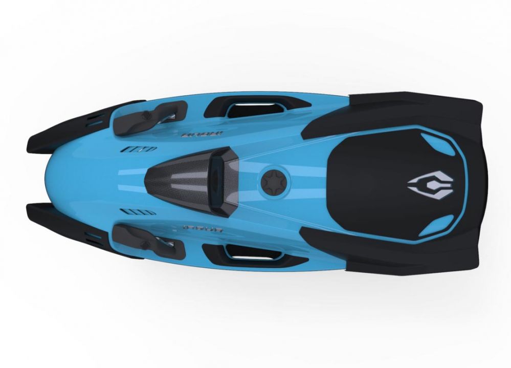 iAqua podvodni skuter SeaDart MAX Bahamas modra
