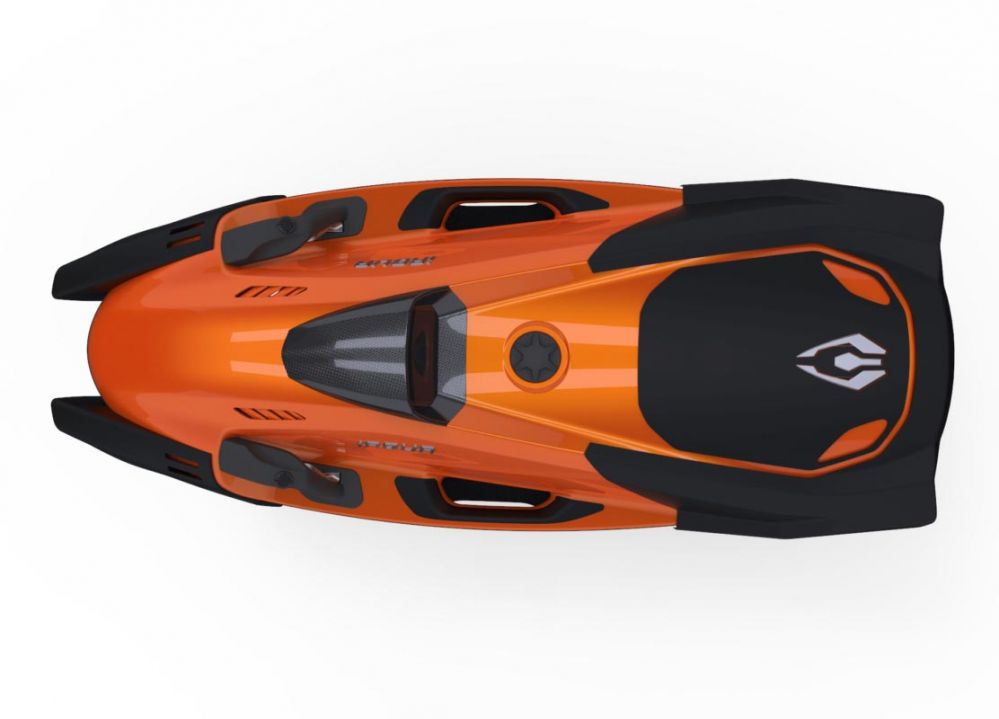 iAqua podvodni skuter SeaDart MAX Corsica oranžna
