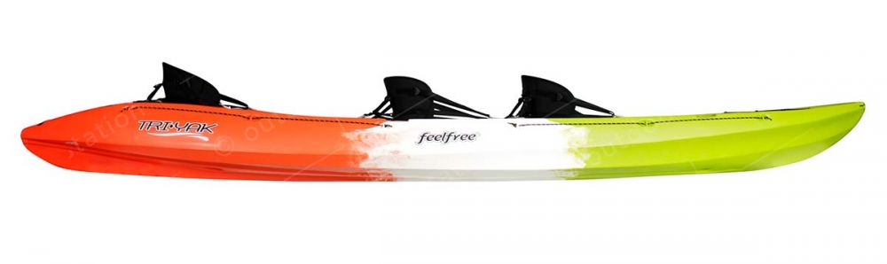 Kajak sit on top trosed Feelfree Triyak tropical