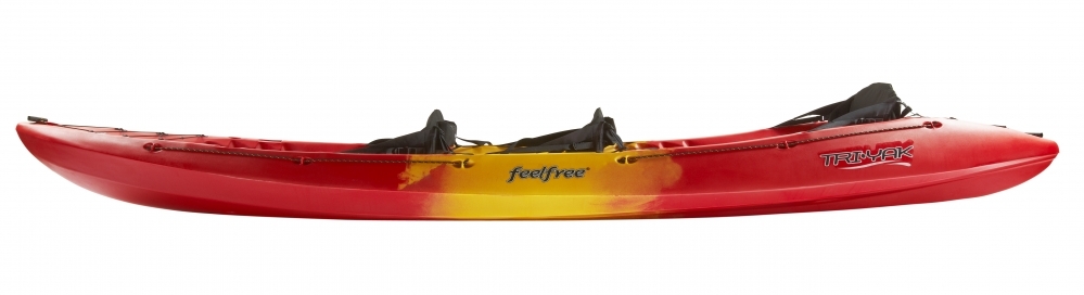 Kajak sit on top trosed Feelfree Triyak lava