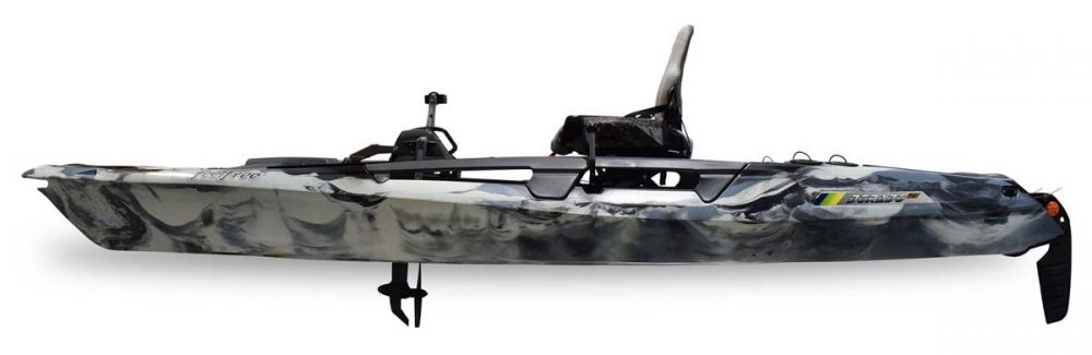 Kajak za ribolov Feelfree Dorado Motodrive winter camo