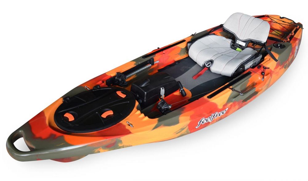 Kajak za ribolov Feelfree Lure 10 v2 orange camo