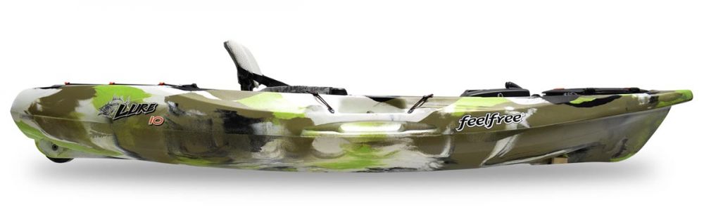 Kajak za ribolov Feelfree Lure 10 v2 lime camouflage