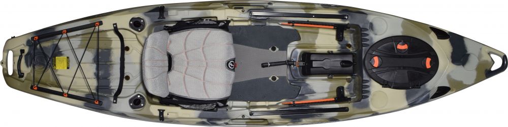 Kajak za ribolov Feelfree Lure 11.5 v2 Sonar pod (desert camo)