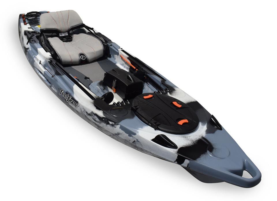 Kajak za ribolov Feelfree Lure 11.5 v2 Sonar pod (winter camo)