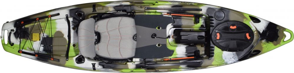 Kajak za ribolov Feelfree Lure 11.5 v2 Sonar pod lime camo