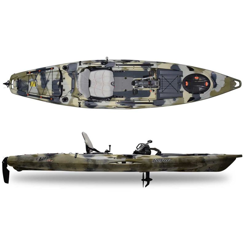 Kajak za ribolov Feelfree Lure 13.5 v2 OD ready desert camo