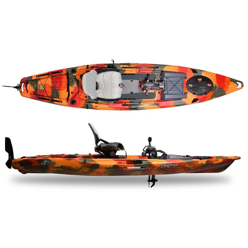 Kajak za ribolov Feelfree Lure 13.5 v2 OD ready orange camo