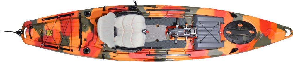 Kajak za ribolov Feelfree Lure 13.5 v2 OD ready orange camo