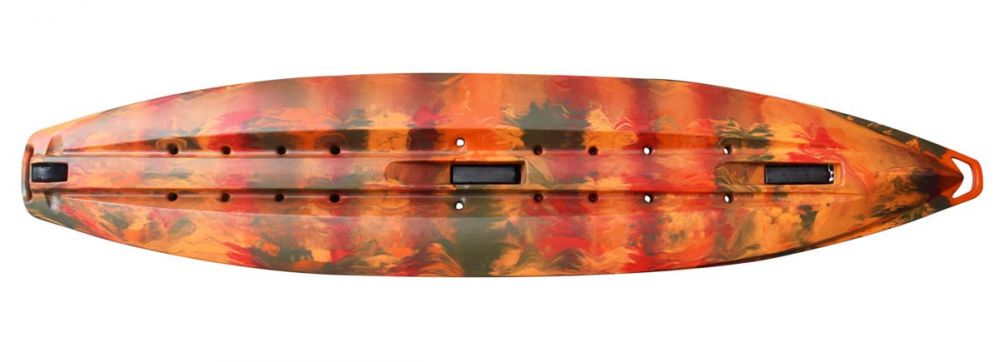 Kajak za ribolov Feelfree Lure II Tandem orange camo
